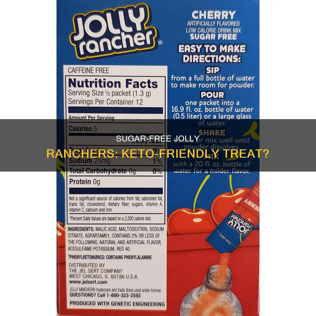 can you eat sugar free jolly ranchers on keto