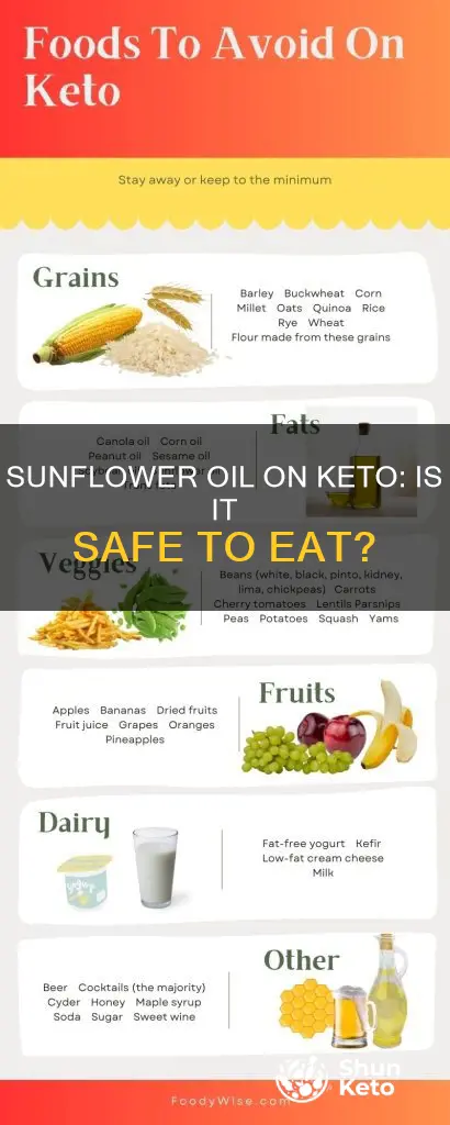 can you eat sunflower oil on keto