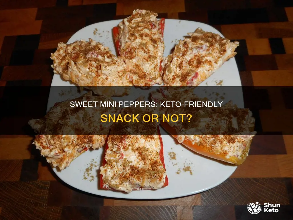 can you eat sweet mini peppers on keto
