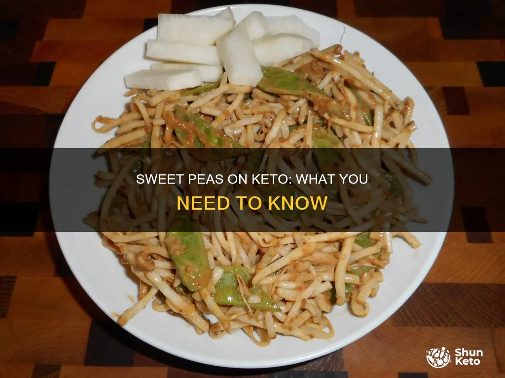 can you eat sweet peas on keto