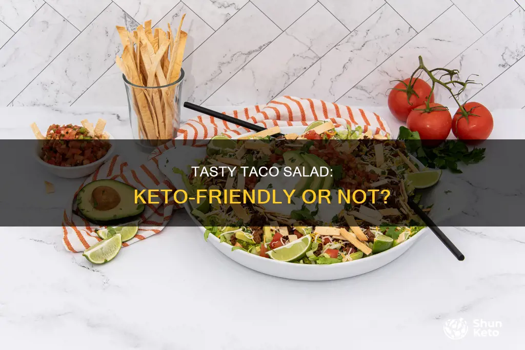 can you eat taco salad on keto