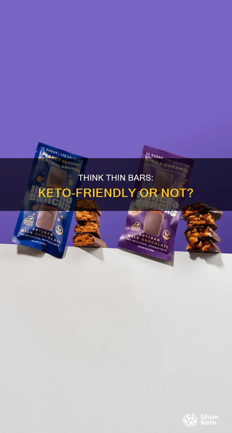 can you eat think thin bars on keto