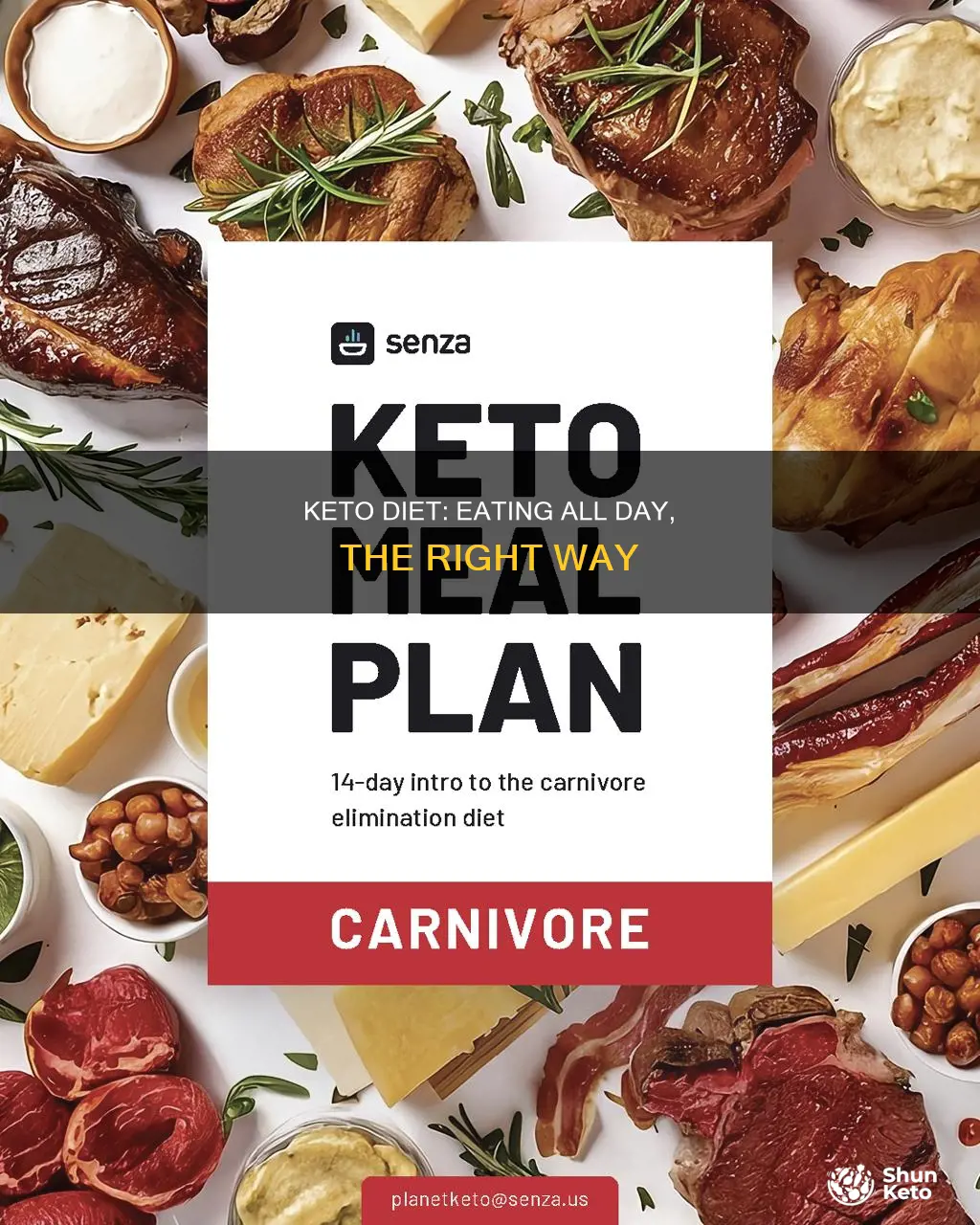 can you eat through out day on keto diet
