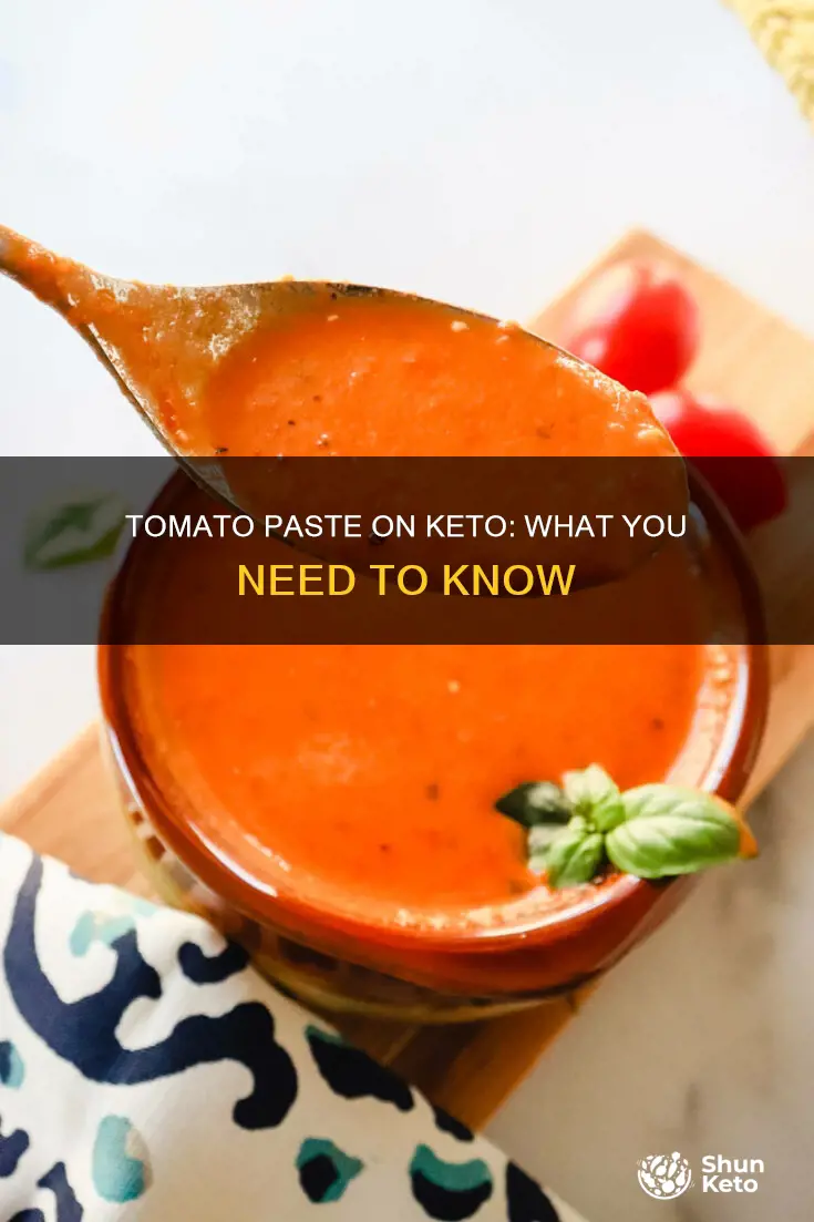 can you eat tomato paste on keto