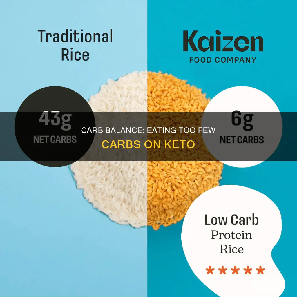 can you eat too few carbs on a keto diet