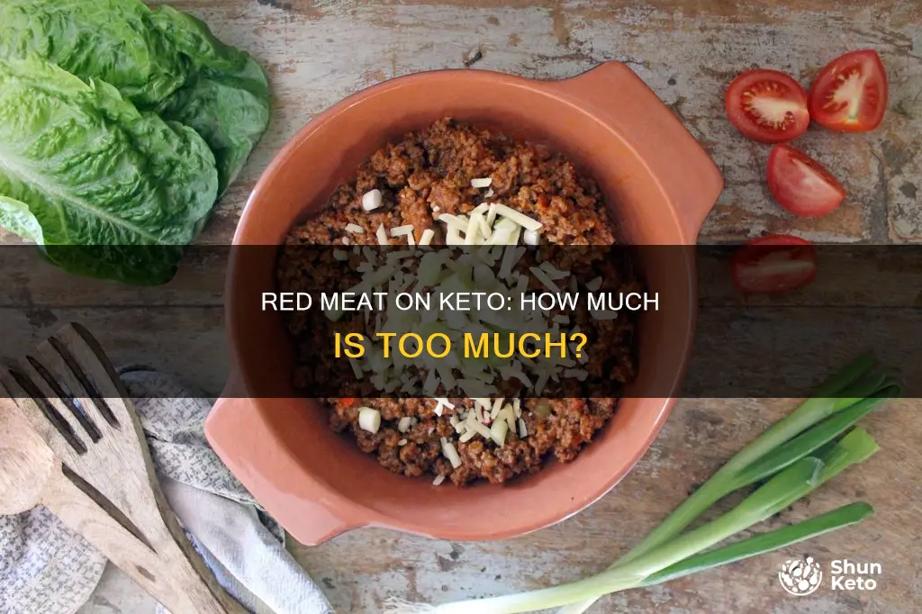 can you eat too much red meat on keto