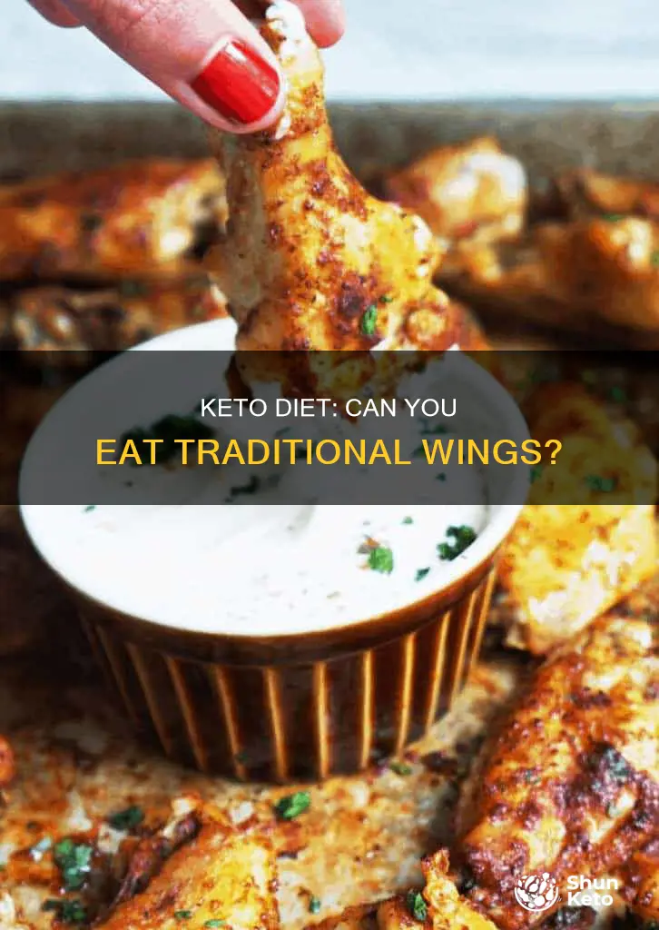 can you eat traditional wings on keto