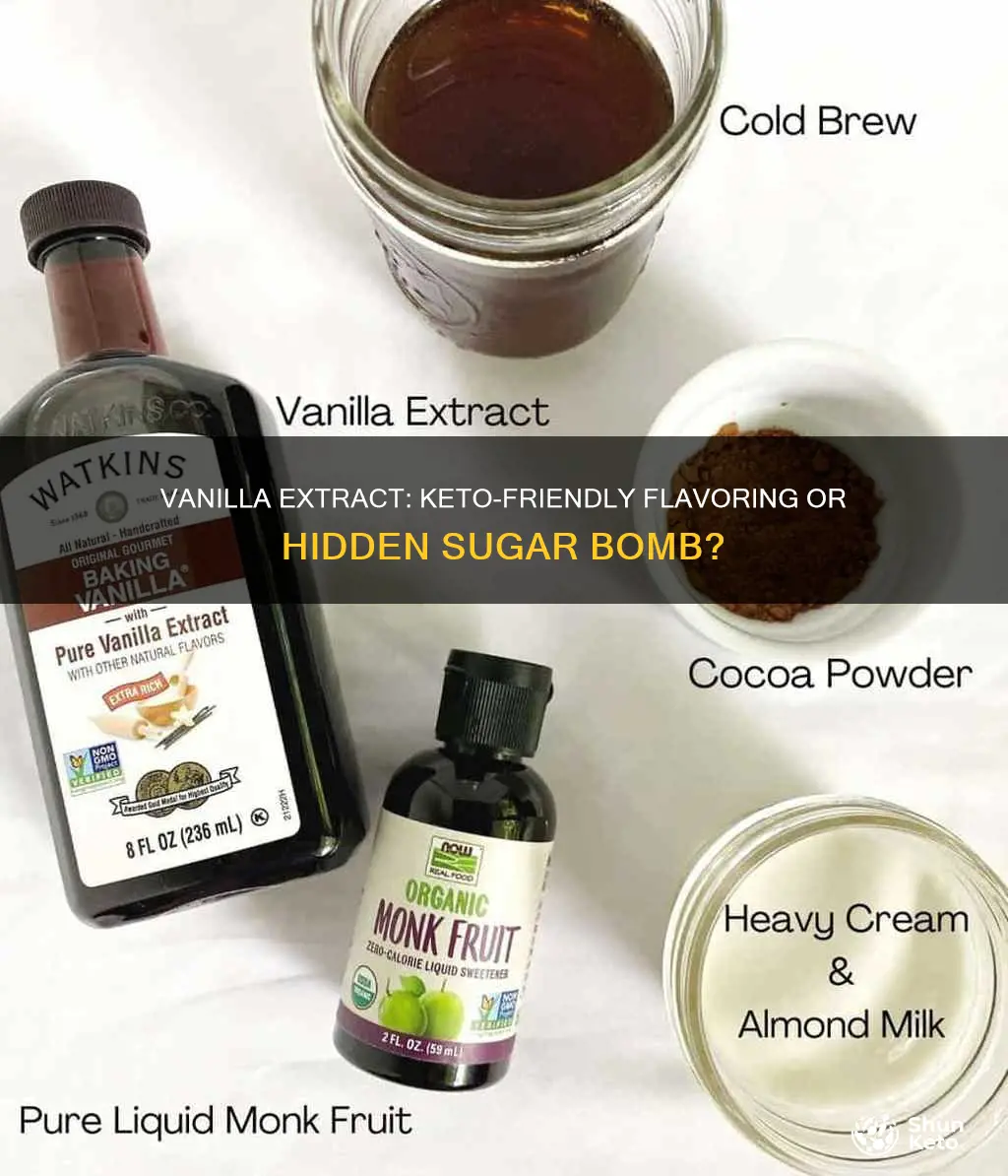 can you eat vanilla extract on keto