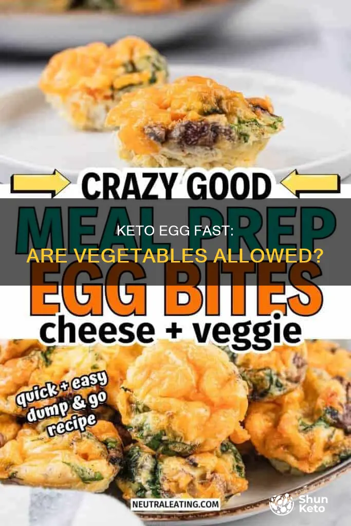 can you eat vegetables on keto egg fast