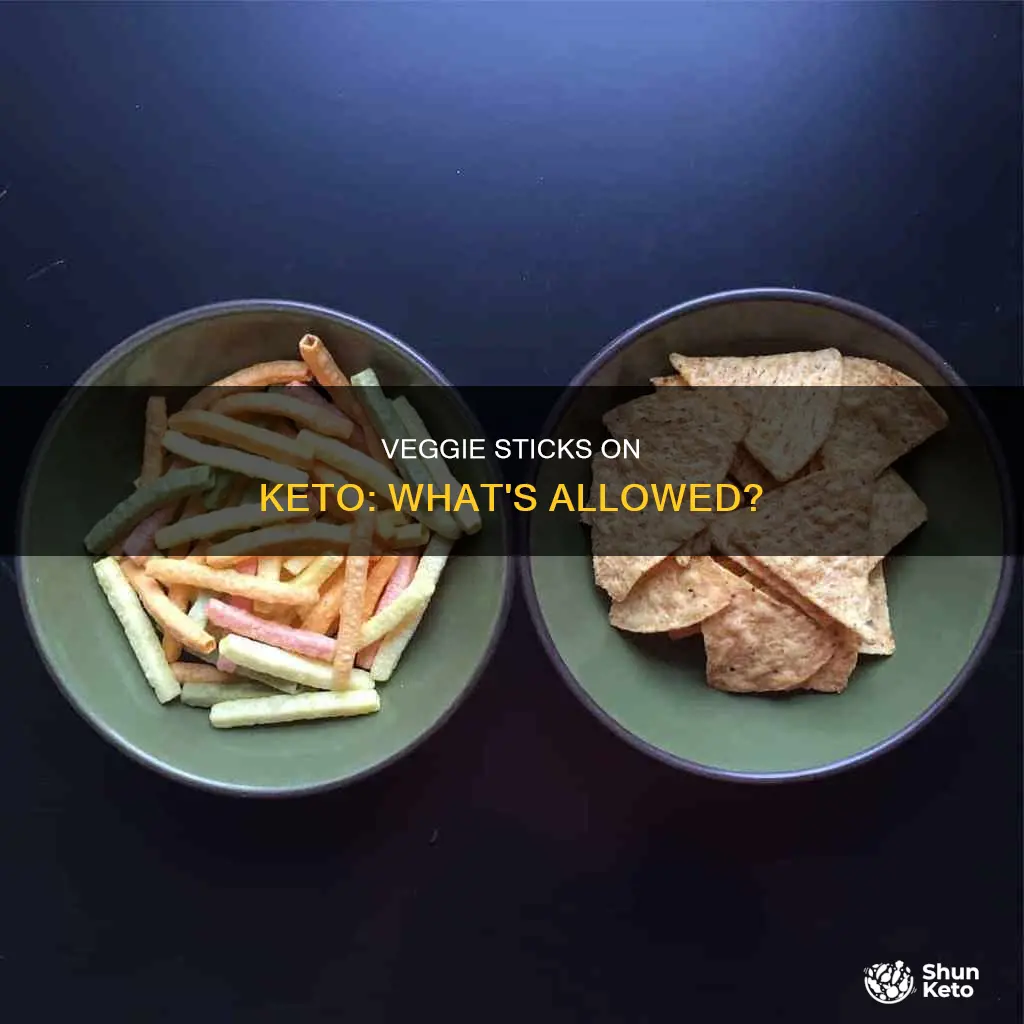 can you eat veggie sticks on keto