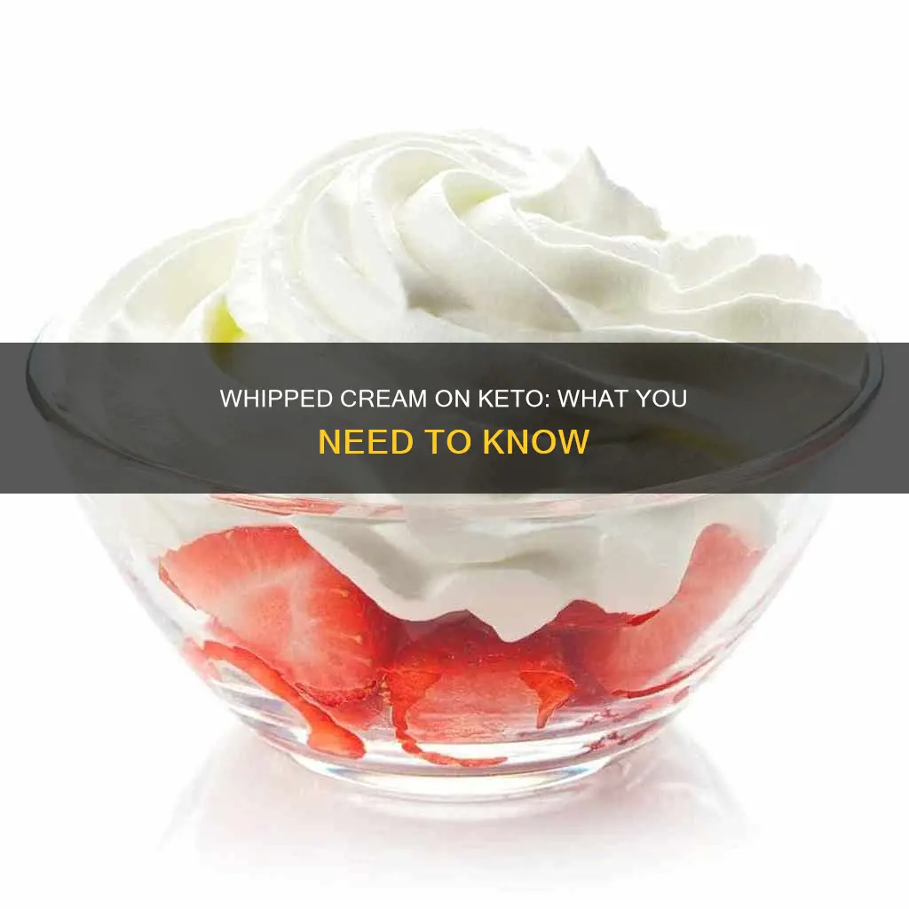 can you eat whip cream on keto