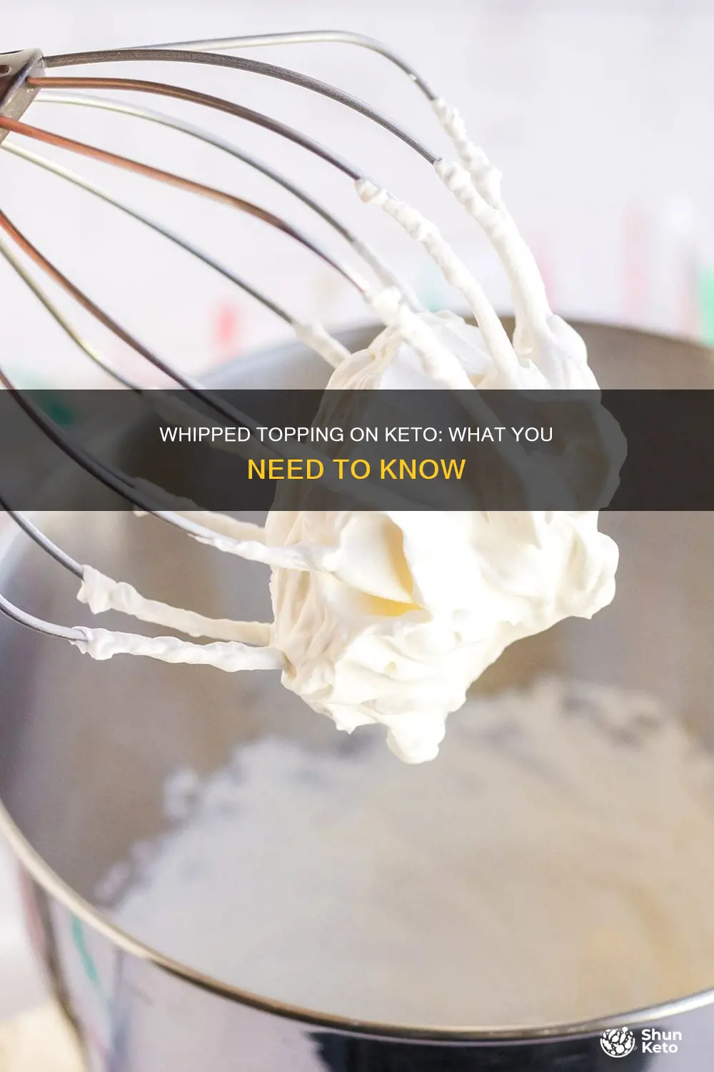 can you eat whipped topping on keto