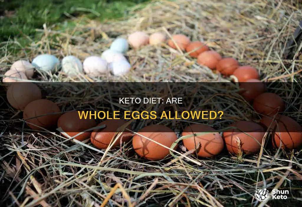 can you eat whole eggs on a keto diet