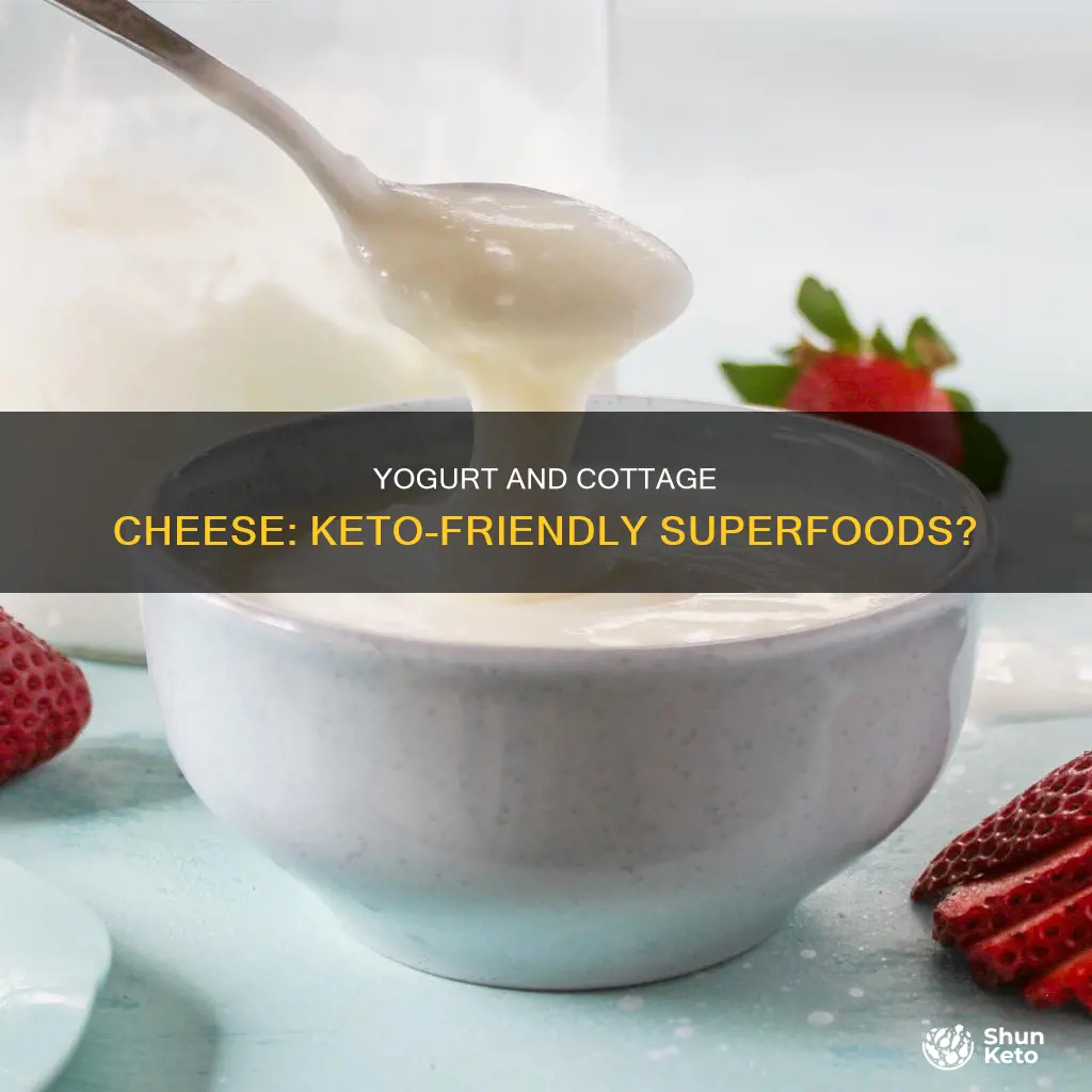 can you eat yogurt and cottage cheese on keto diet