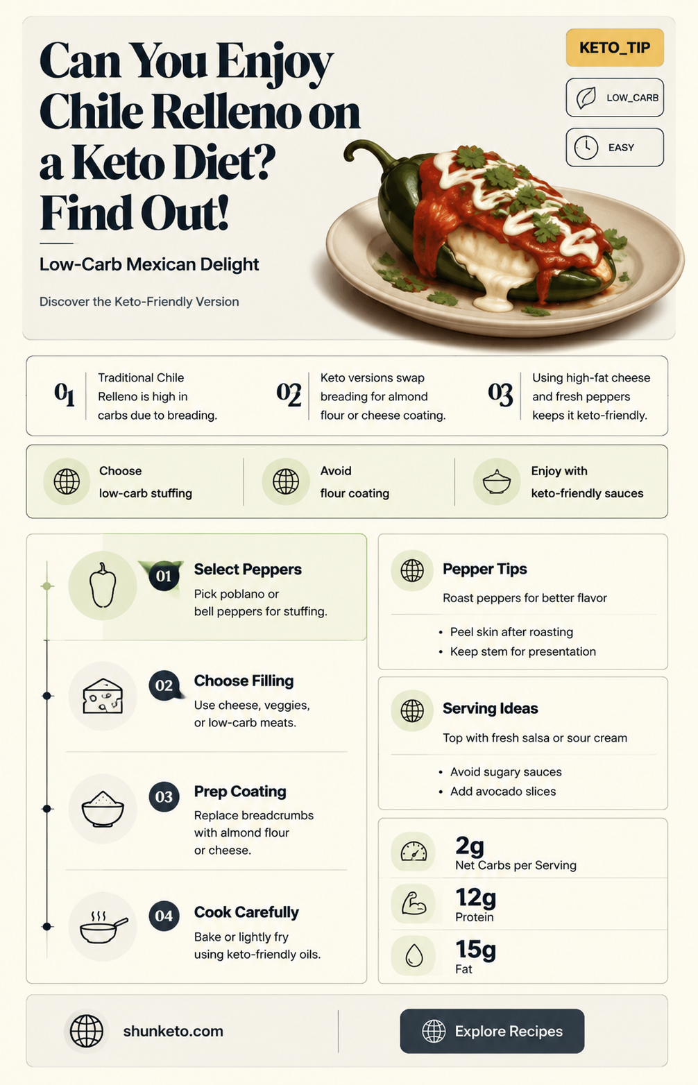 are chile relleno keto