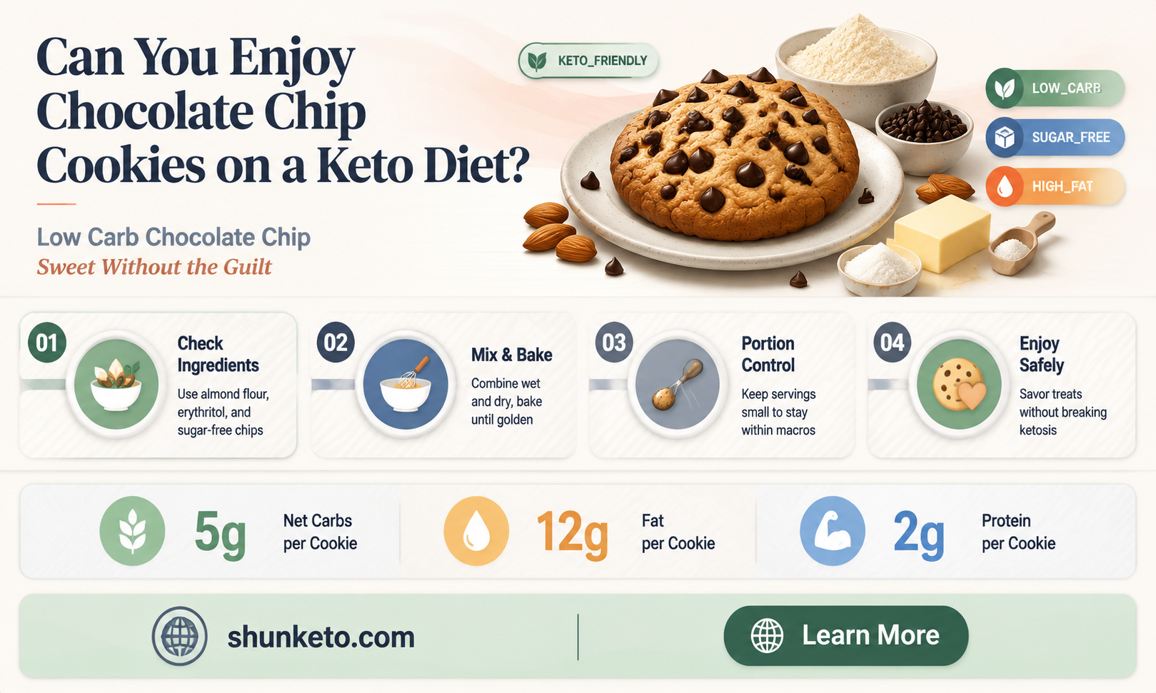 are chocolate chip cookies on keto diet