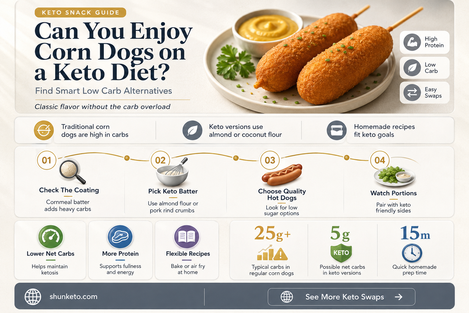 are corn dogs keto