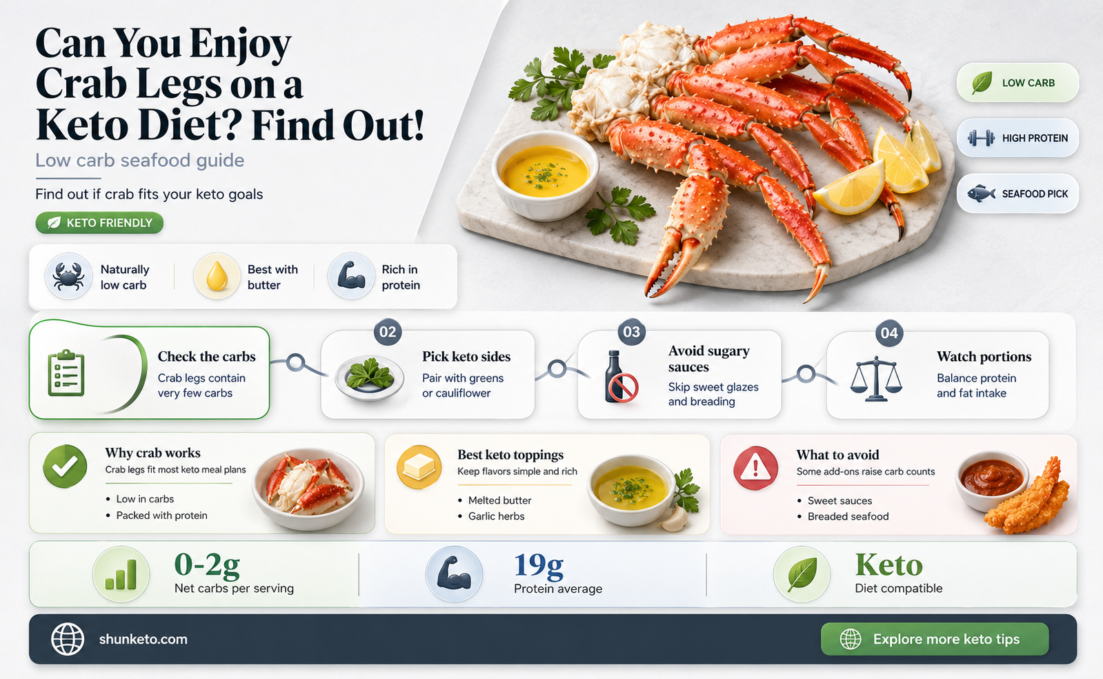 are crab legs ok on keto diet