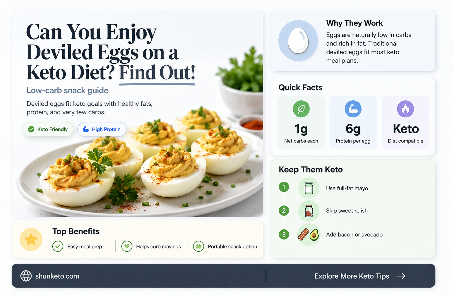 are deviled eggs on keto diet