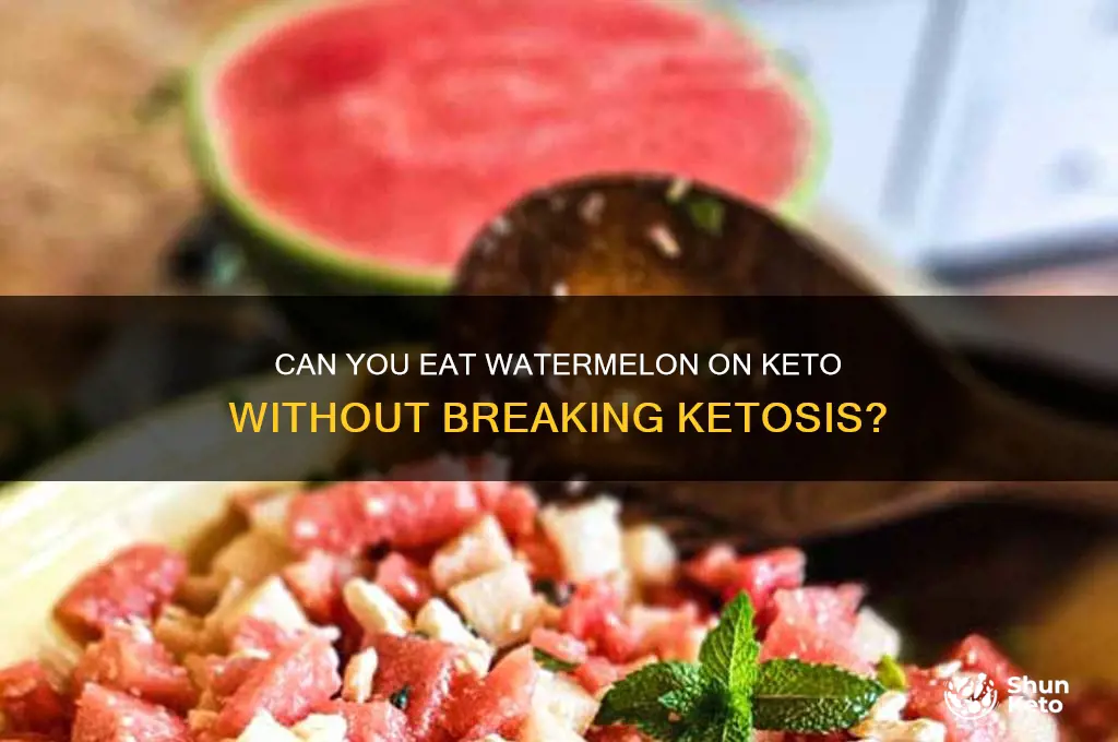 can you est watermelonon keto die
