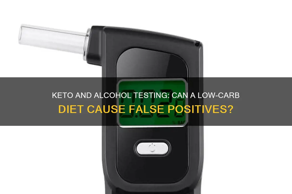 can you fail an alcohol test because of keto
