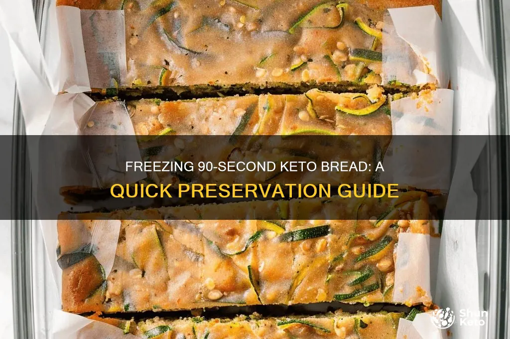 can you freeze 90 second keto