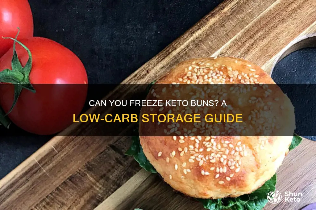 can you freeze a keto bun