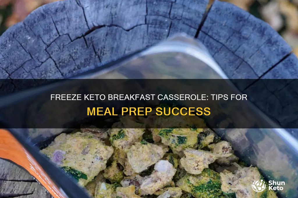 can you freeze keto breakfast casserole