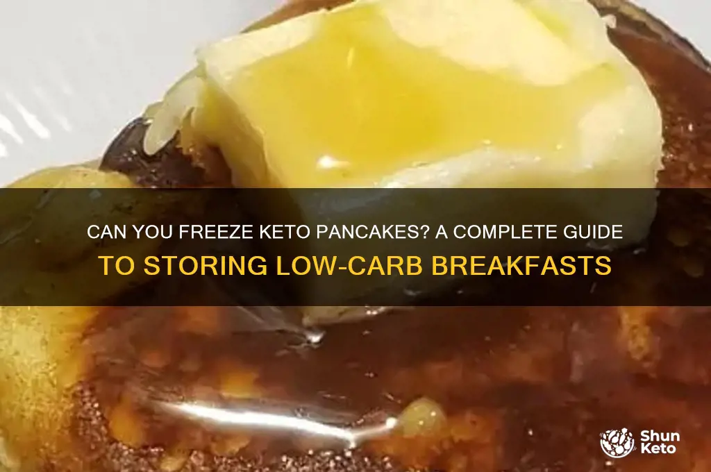 can you freeze keto pancakes