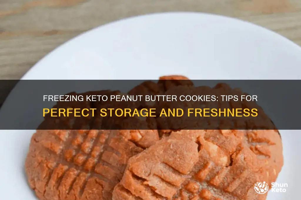 can you freze keto peanuts butter cookies