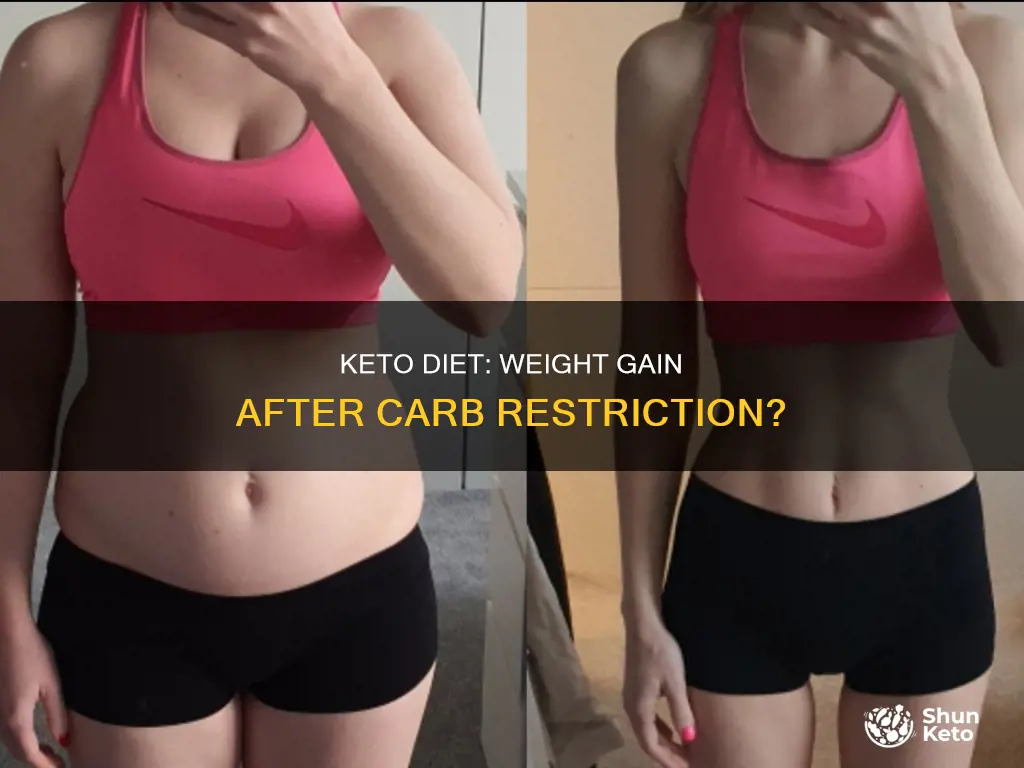 can you gain weight after keto diet