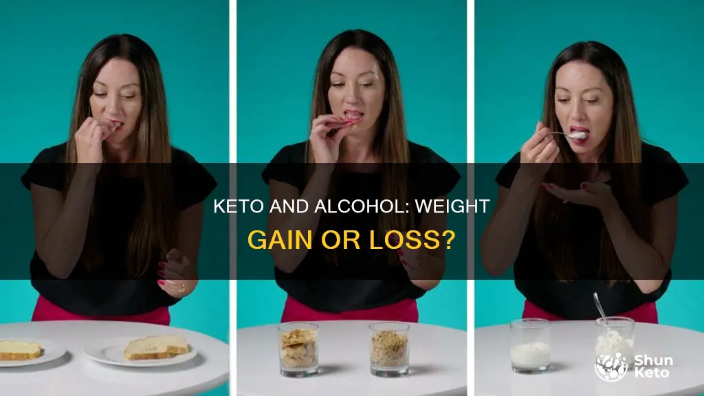 can you gain weight eating keto and drinking ach