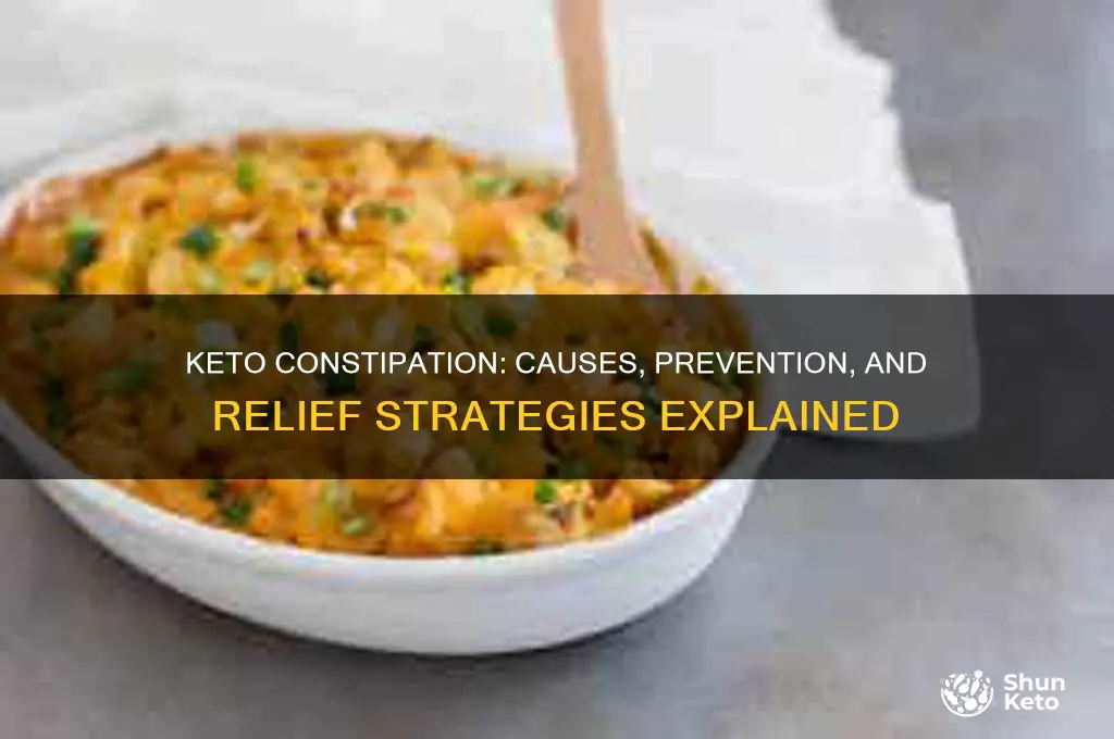 can you get constipated on keto diet