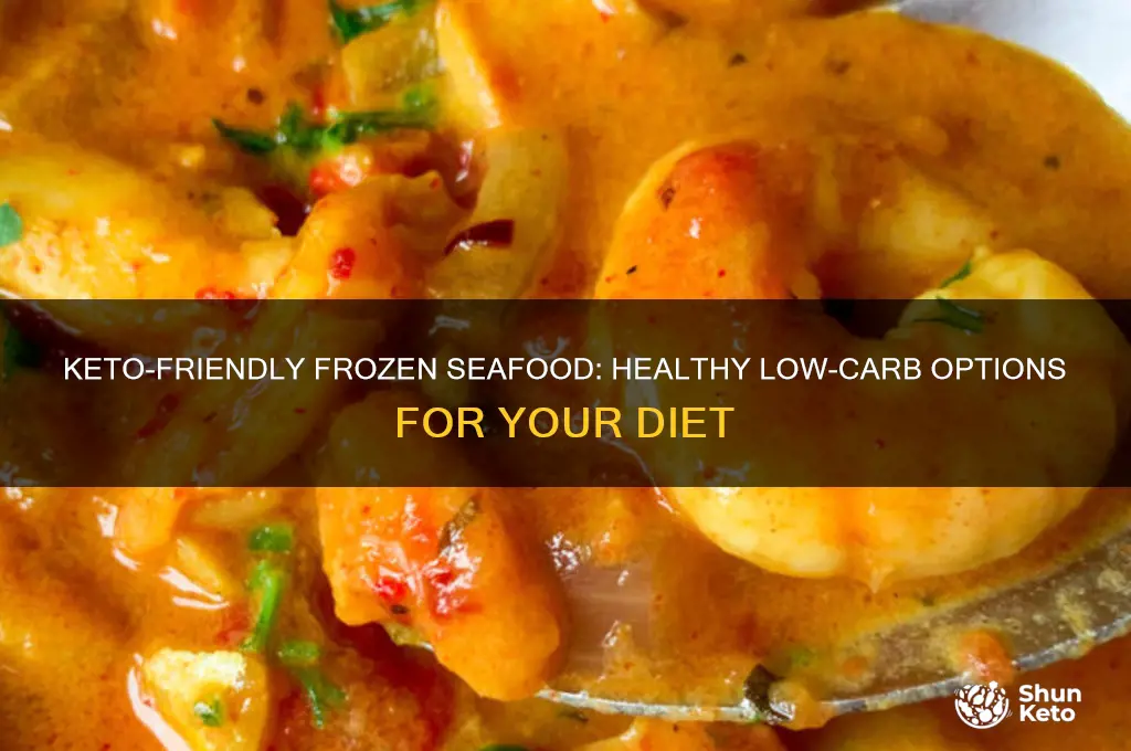 can you get frozen seafood for keto
