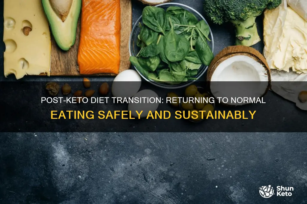 can you go back to normal diet after keto