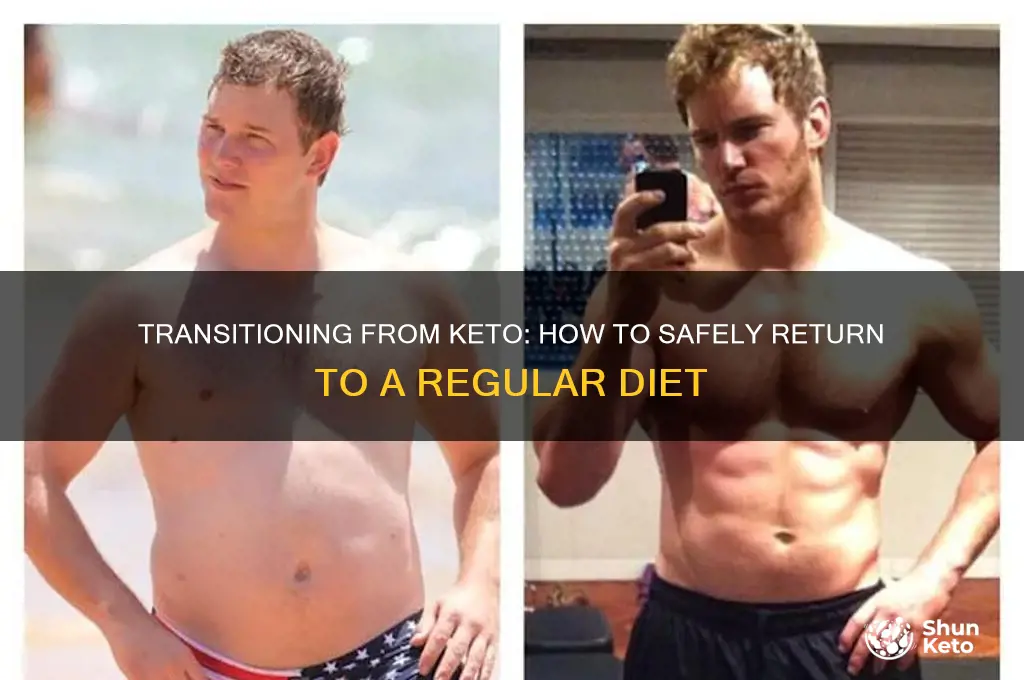 can you go from keto to regular diet