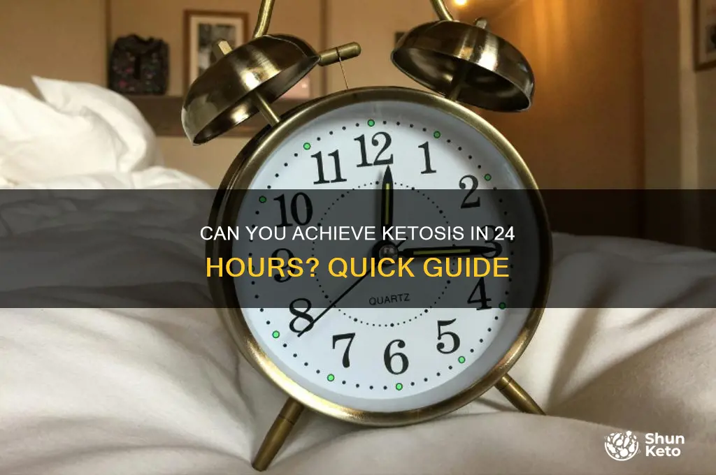 can you go into ketosis in one day