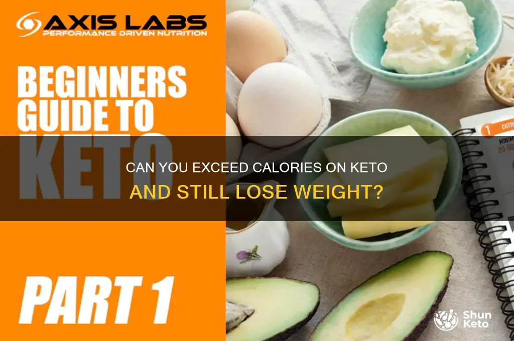 can you go over calories on keto