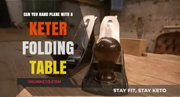 Hand Planing on a Keter Folding Table: Practical Tips and Tricks