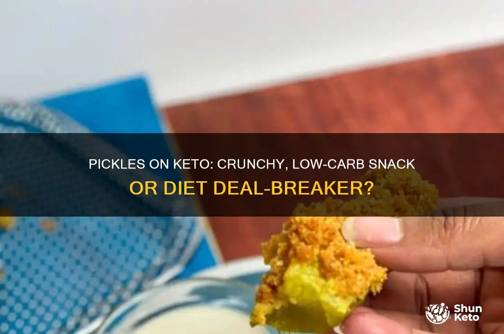 can you have a pickle on the keto diet