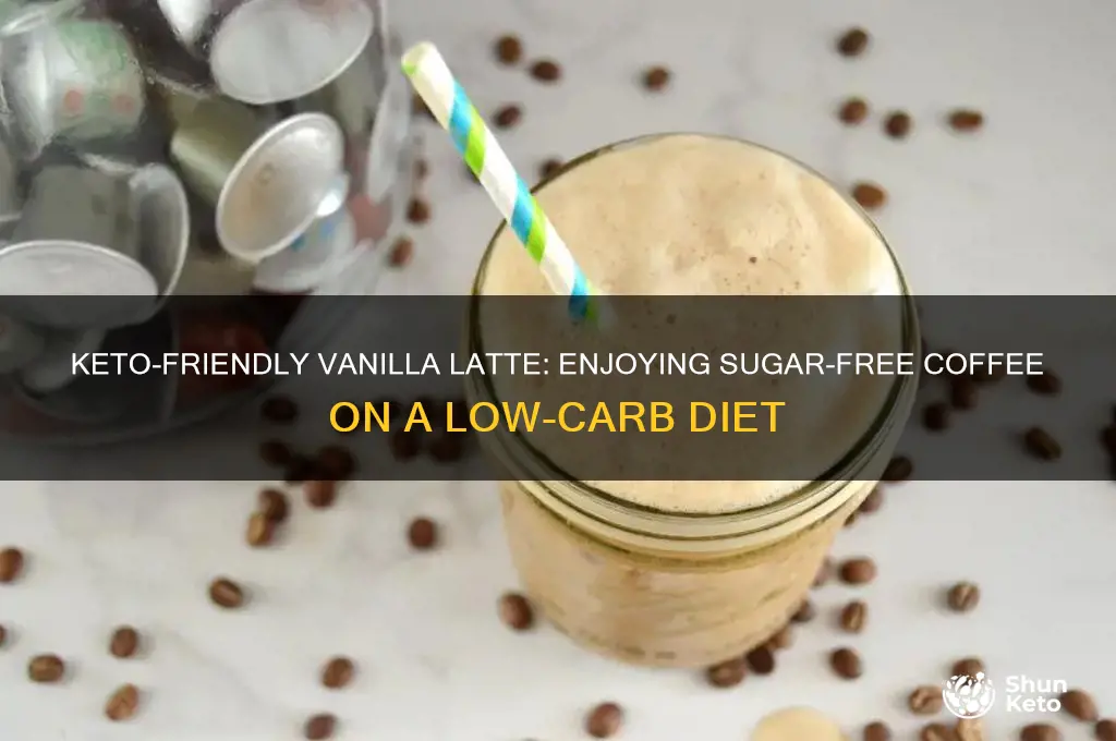 can you have a sugar free vanilla latte on keto