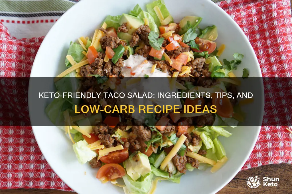 can you have a taco salad on keto diet