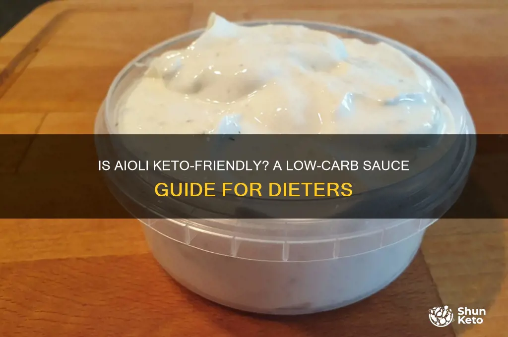 can you have aioli on keto