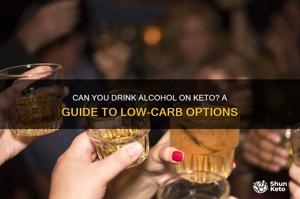 can you have alcogol on keto