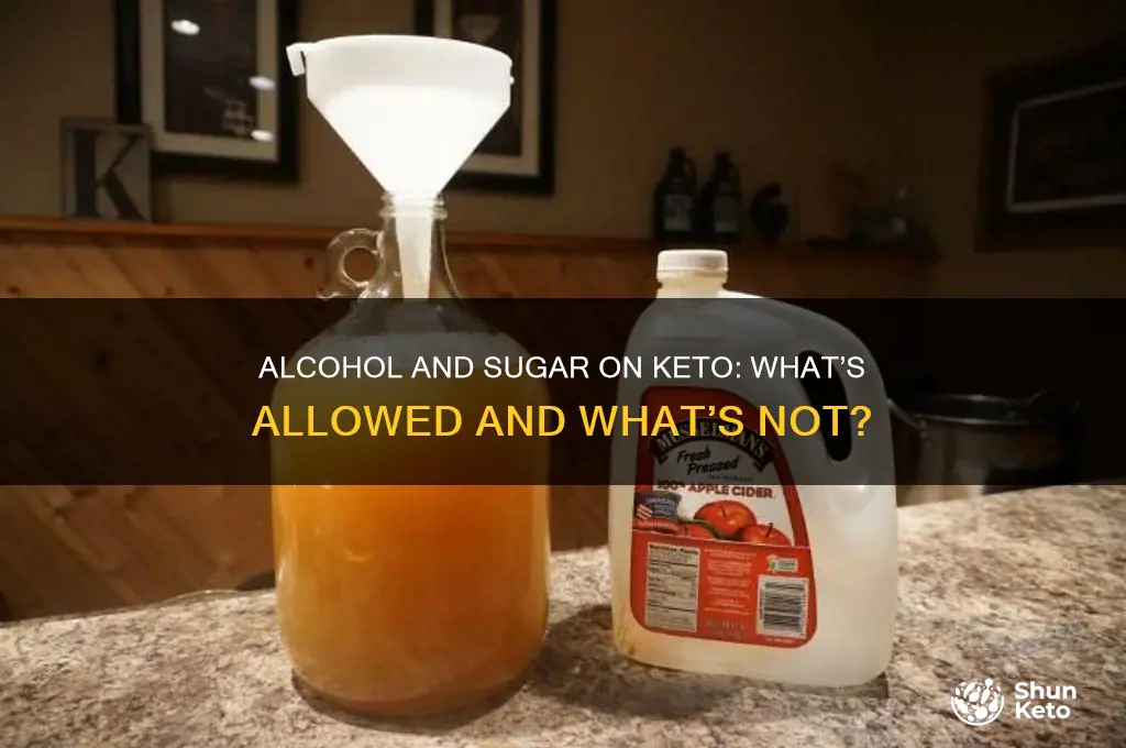can you have alcohol sugar on keto