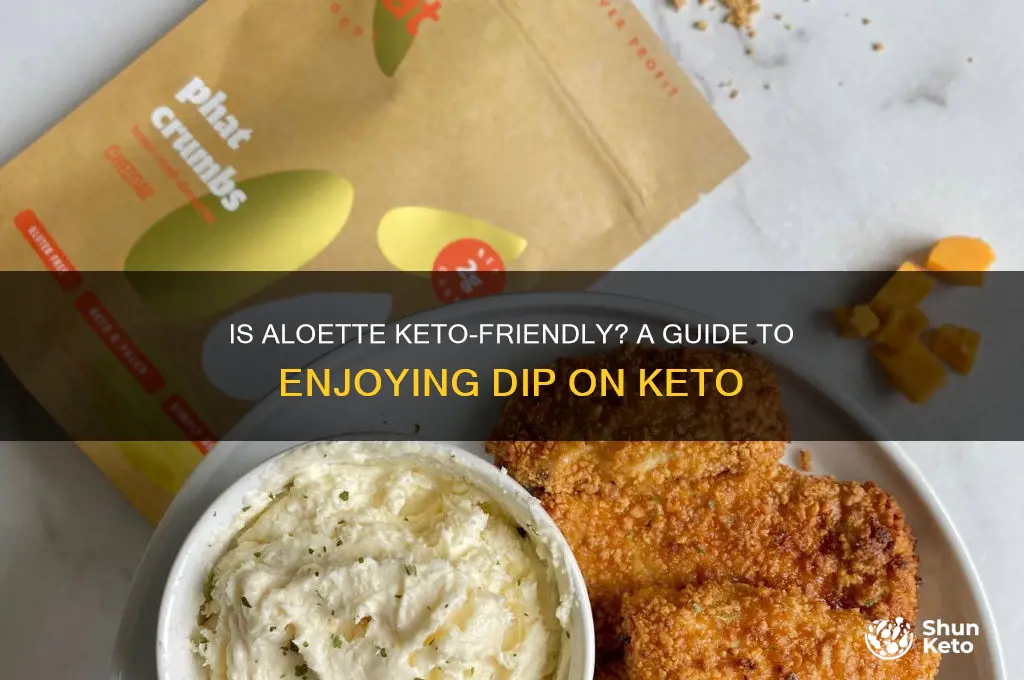 can you have aloette on keto