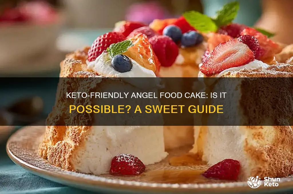 can you have angel food cake on keto