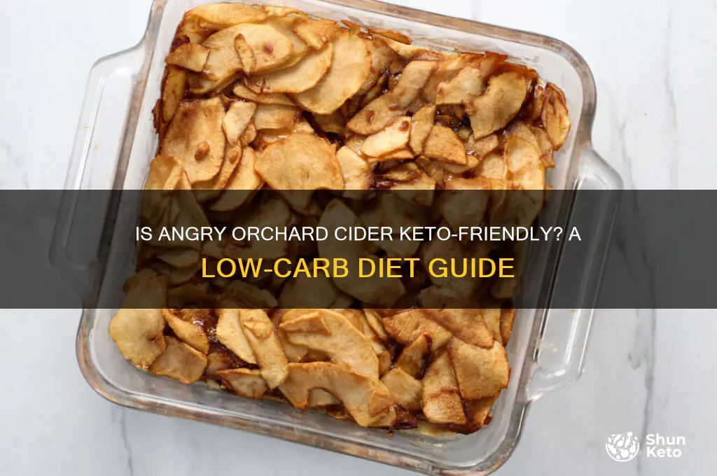 can you have angry orchard on keto