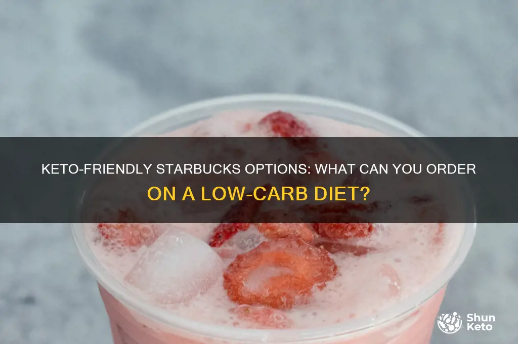 can you have anything from starbucks on keto
