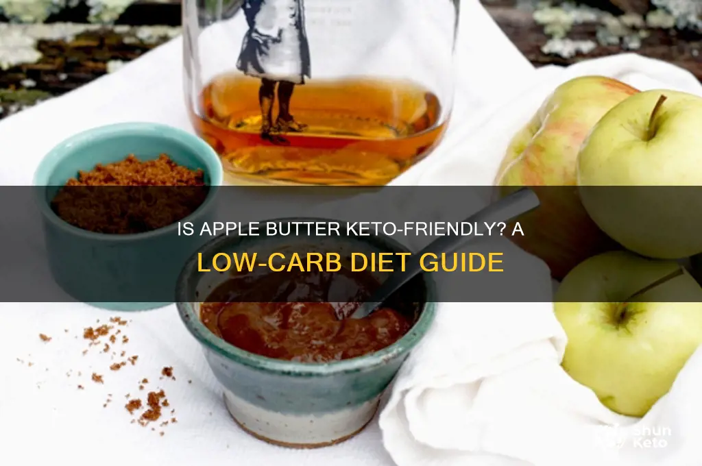 can you have apple butter on keto